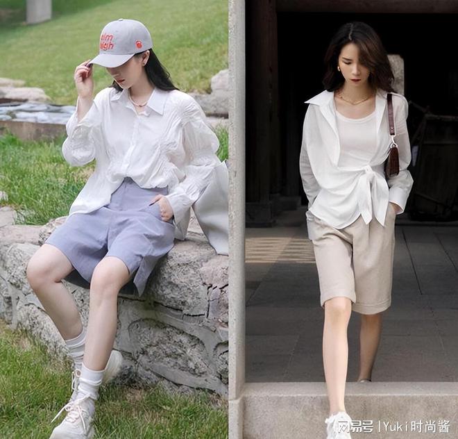 入夏短裤怎么搭配才好看？这些基础且经典的look，百穿不厌