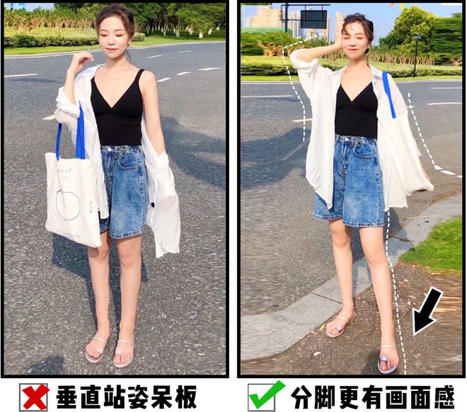 微胖女孩也能美翻朋友圈，这些显瘦的拍照姿势要记住，放大你的美