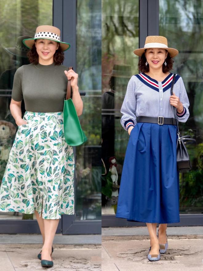 时尚与年龄无关！50岁的女人夏季这样穿搭，优雅减龄还高级显气质