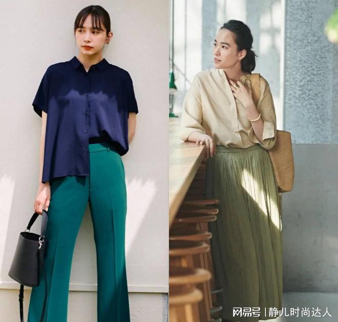 真正时髦的女人很少扮嫩！夏天用好这“2裙1裤”，舒适很简约