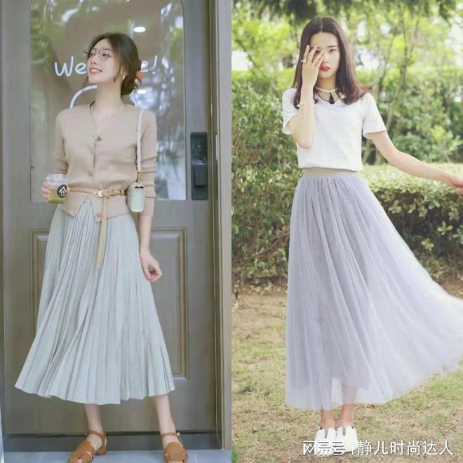 趁夏天还没结束，学会这些连衣裙、半身裙的搭配，展现女人味